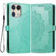 Pattintható tok a Motorola Edge 50 Ultra, Mandala, zöld