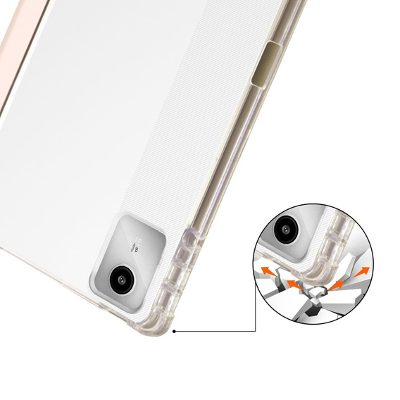 Tok Lenovo Tab M11, Smartcase Hybrid, tolltartó résszel, rózsaszín