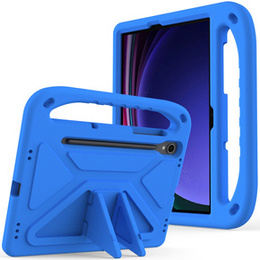Gyermek tok Samsung Galaxy Tab S10 Lite / S10 FE / S9 FE, fogantyúval, kék