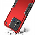 Páncélozott tok a Xiaomi Redmi 12C, Dual-Layer, piros