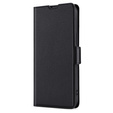 Pattintható tok a Motorola Edge 30 Neo 5G, Wallet Thin Magnet, fekete
