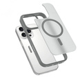 ERBORD MagSafe tok iPhone 16 Pro-hoz, Matte Case, aktív gomb, matt / titánium szürke