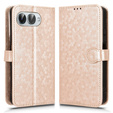 Flap tok T Phone 3 5G, Wallet Rhombus, arany