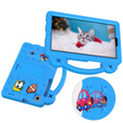 Gyermek tok Samsung Galaxy Tab A7 Lite 8.7 T220/T225, Cute Patterns, állvánnyal, kék