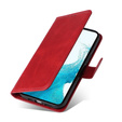 Pattintható tok a Samsung Galaxy A34 5G, Leather Wallet, piros