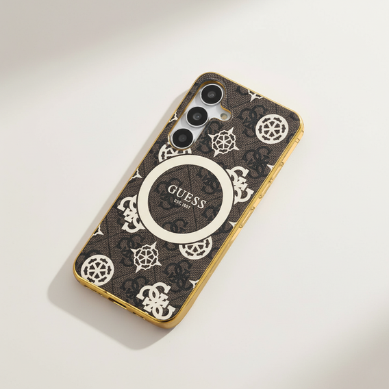 GUESS mágneses IML Peony tok Samsung Galaxy S25 készülékhez