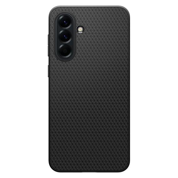 A Spigen tok Samsung Galaxy A56 5G, Liquid Air, fekete + 9H edzett üveghez
