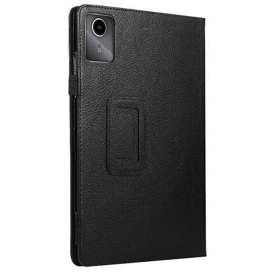 Tok Lenovo Tab M11, bi-fold, patenttal, fekete