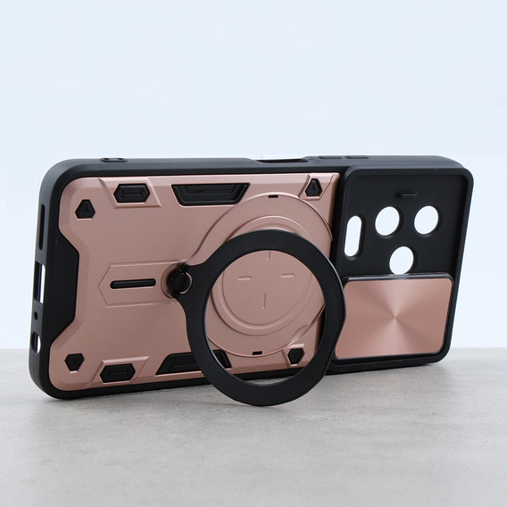 Páncélozott tok Infinix Note 12 Pro 4G / Note 12 2023, CamShield Slide, rózsaszín rose gold