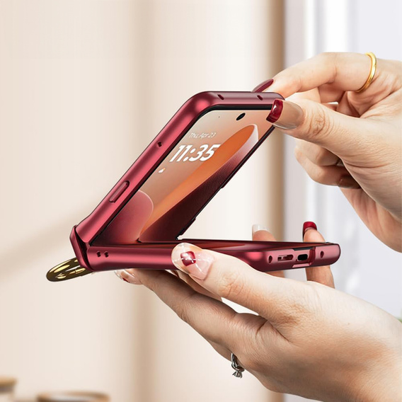 Tok állvánnyal és zsanérvédelemmel a Motorola Razr 60 Ultra 5G készülékhez