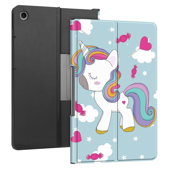 Tok Lenovo Tab Plus, Smartcase, unicorn