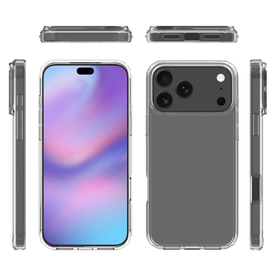 TPU + akril tok - szilárdság és elegancia iPhone 17 Pro Max készülékhez