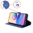 Pattintható tok a Oppo A38 4G / Oppo A18 4G, Wallet Smart Magnet, kék
