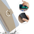 Flip tok iPhone 7 / 8 / SE (2020) / SE (2022), Wallet Zipper Pocket, tükörrel, kék