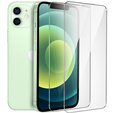 2x edzett üveg a iPhone 12/12 Pro, ERBORD 9H Hard Glass a képernyőn