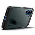 Spigen tok Samsung Galaxy S25+ Plus készülékhez, Tough Armor Mag Mag MagSafe, zöld + 9H edzett üveg