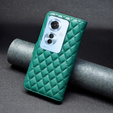 Pattintható tok a Oppo Reno 11F 5G, Wallet, BINFEN COLOR, zöld
