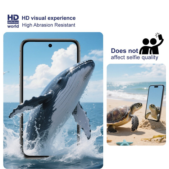 IMAK edzett üveg pozicionáló kerettel a Xiaomi Poco F8 Pro készülékhez