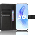 Pattintható tok a Honor 90 Lite 5G, Wallet Smart Magnet, fekete