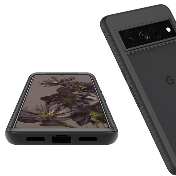 Tok Google Pixel 8 Pro készülékhez, Shockproof, fóliával, fekete