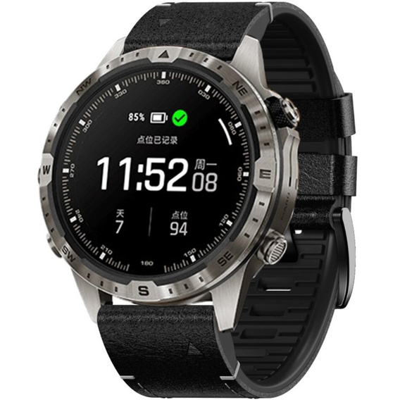 Quickfit bőrszíj a Garmin Fenix 5/6/6/6 PRO/7 Forerunner 965/955/945 készülékhez