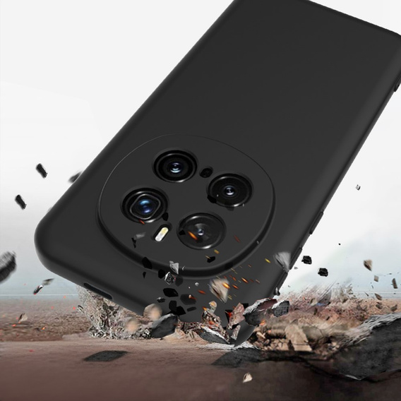 Telefontok a Honor Magic7 Pro 5G, Silicone MagSafe, fekete