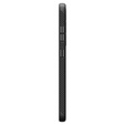 A Spigen tok Samsung Galaxy S24, Liquid Air, fekete + 9H edzett üveghez