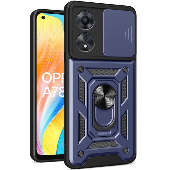Telefontok a Oppo A78 4G, CamShield Slide, kék