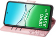 Pattintható tok a Oppo A5 Pro 5G, Butterfly, rózsaszín rose gold
