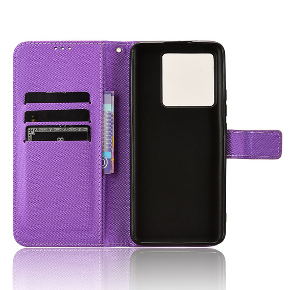 Flip tok Xiaomi 13T / 13T Pro / Redmi K60 Ultra-hez, Smart Magnet, ibolya
