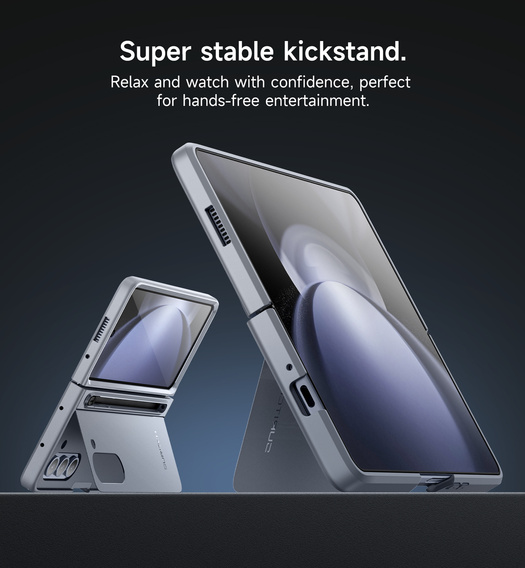 Suritch teljes testű tok állvánnyal és tolltartóval Samsung Galaxy Z Fold5 készülékhez