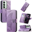 Pántos tok Xiaomi Redmi 15 5G / 4G, pillangó, lila