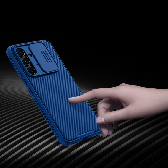 Tok Samsung Galaxy A54 5G, páncélozott Nillkin, CamShield Pro, kék