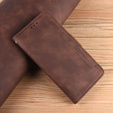 Pattintható tok a Honor 70 5G, Card Slot, barna