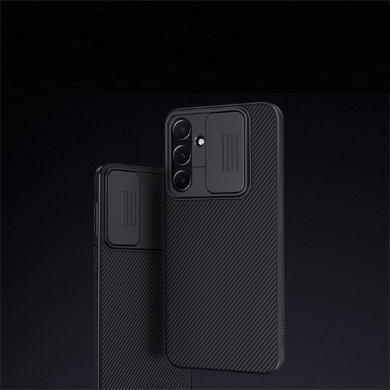 Tok Samsung Galaxy A16 5G, páncélozott Nillkin, CamShield Pro, fekete