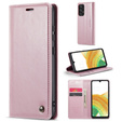 CASEME flip tok Samsung Galaxy A33 5G, Waxy Textured, rózsaszín