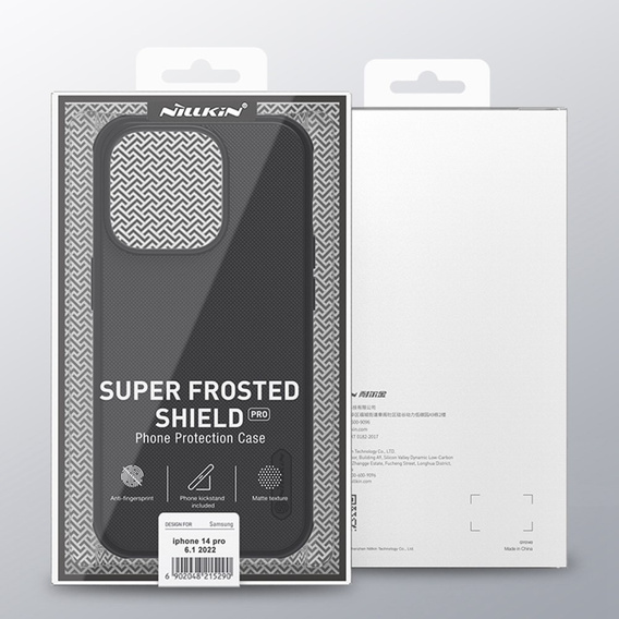 NILLKIN tok iPhone 14 Pro Max, Super Frosted Shield Case, fekete