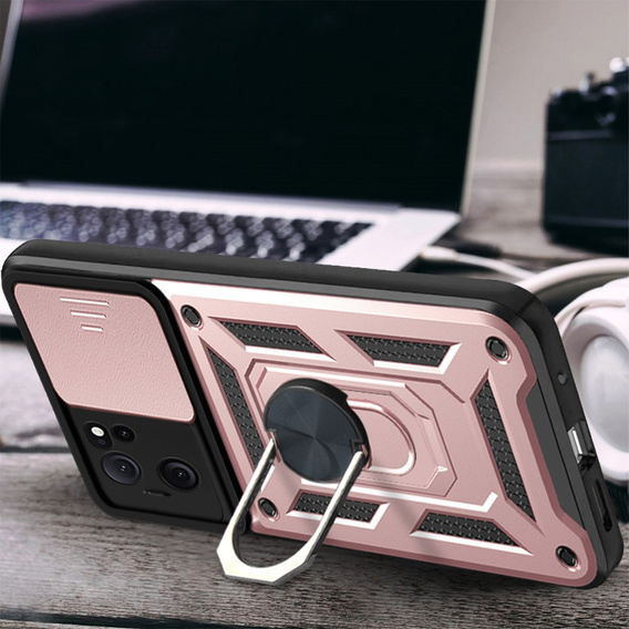 Telefontok a Xiaomi 13T / 13T Pro, CamShield Slide, rózsaszín rose gold