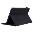 Tok Samsung Galaxy Tab A9+, Classic, tolltartóval, fekete