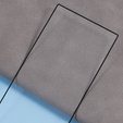 3D edzett üveg Samsung Galaxy Z Fold6 5G készülékhez, fekete