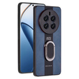 Tok Realme 12 Pro 5G / 12 Pro+ 5G, Leather Kickstand Ring, kék