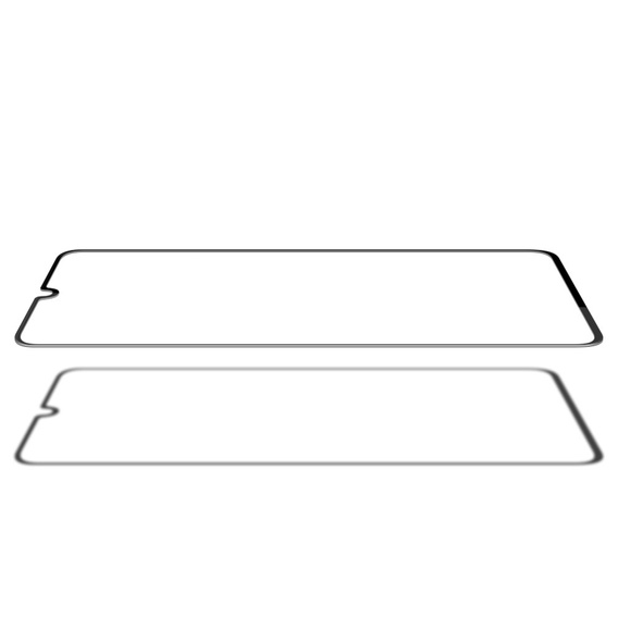 3D edzett üveg Xiaomi Redmi 12C készülékhez, fekete