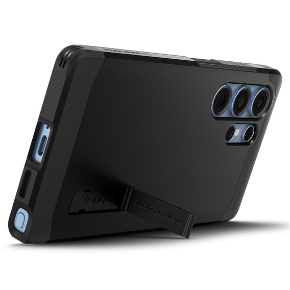 Spigen tok Samsung Galaxy S25 Ultra készülékhez, Tough Armor Mag Mag MagSafe, fekete + 9H edzett üveg