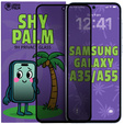 Shy Palm Privacy edzett üveg Samsung Galaxy A35 5G/A55 5G-hez