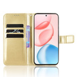 Pattintható tok a Honor 400 5G, Crazy Horse Wallet, arany