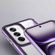 Telefontok a Oppo Reno 12, Fusion Hybrid, átlátszó / lila