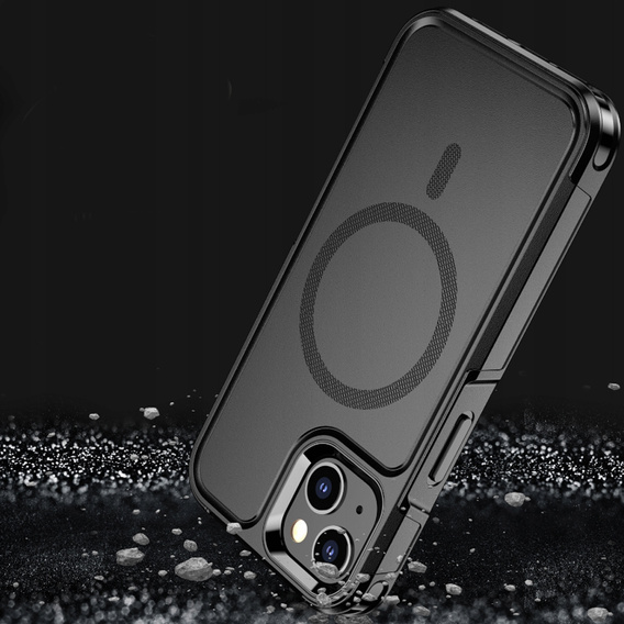 Telefontok a iPhone 14, MagForce MagSafe, fekete