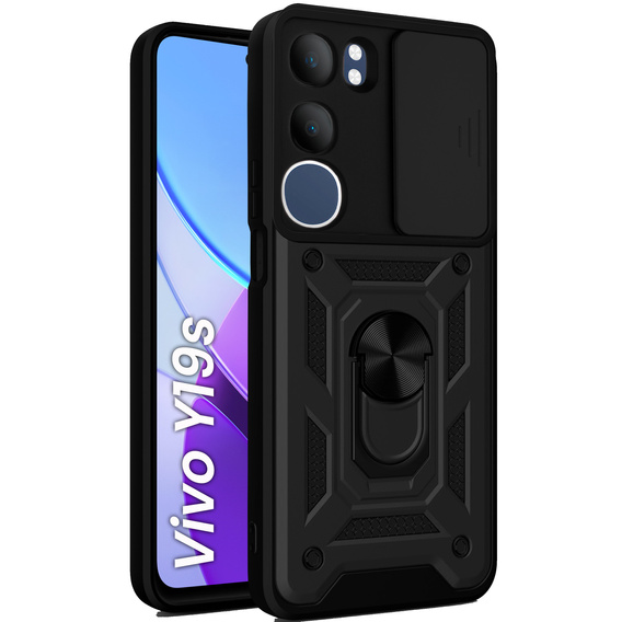 Telefontok a Vivo Y19s, CamShield Slide, fekete