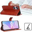 Pattintható tok a Motorola Moto G85, Crazy Horse Wallet, barna