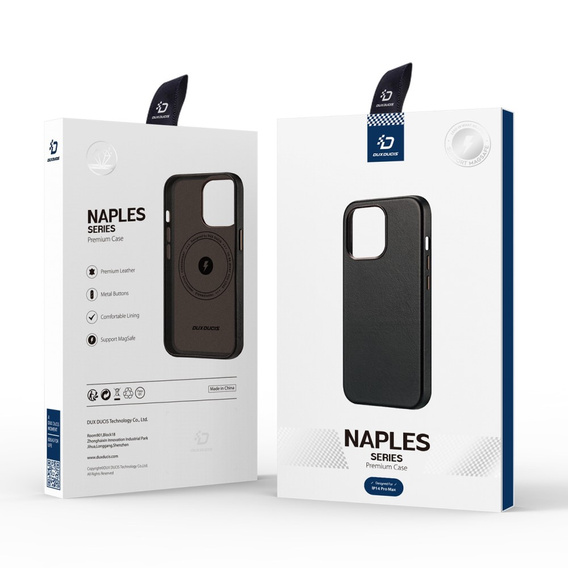 Telefontok a iPhone 14 Pro Max, Dux Ducis Max Naples, fekete